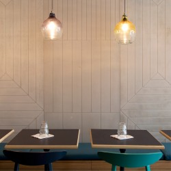 Panbeton® - Panneaux muraux béton restaurant